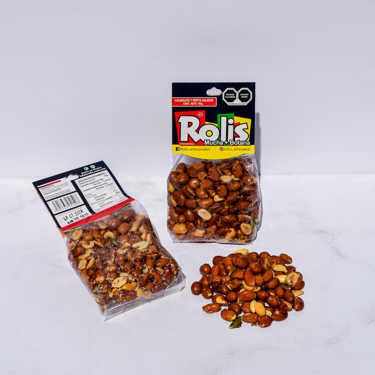 Cacahuate y Pepita Salado