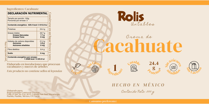 Crema de Cacahuate