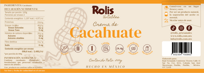 Crema de Cacahuate